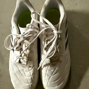 adidas White and Black Athletic Shoesindoor Soccer Shoes Men Adidas Size 6